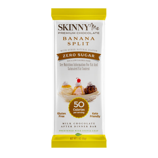 SkinnyMe Chocolates SkinnyMe Banana Split Milk Bar