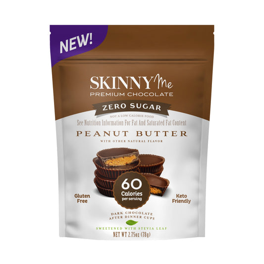 SkinnyMe Chocolates SkinnyMe Peanut Butter Cups - Dark