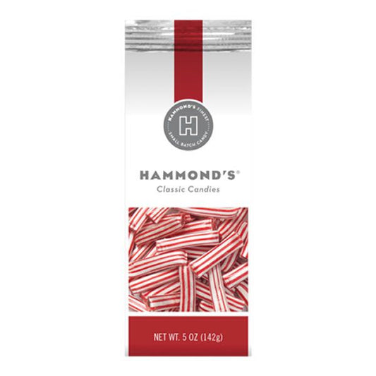 Hammond's Candies bite-sized chocolate-filled candy straws in a 5 oz bag