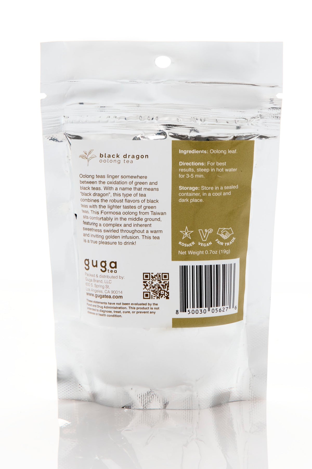 Black Dragon Tea - Loose Leaf 00850030056276