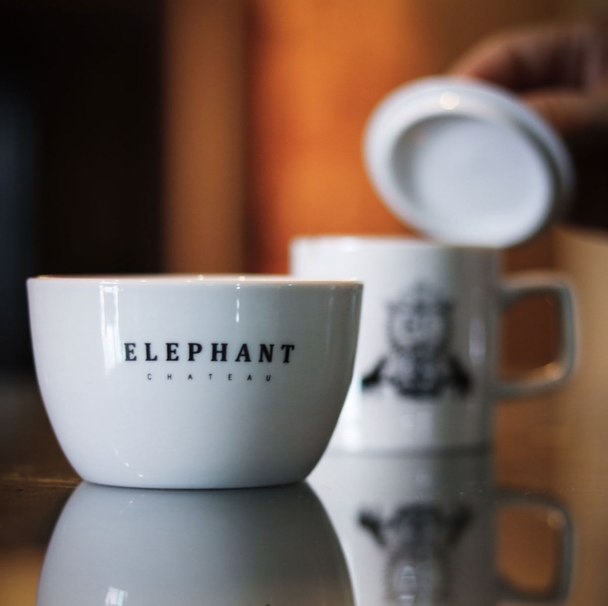 White Porcelain Perfect Tea Cup Set (4 Pieces) ECTool3
