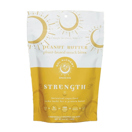 Sol Alchemy Snacks Snack Bites - Peanut Butter - Strength