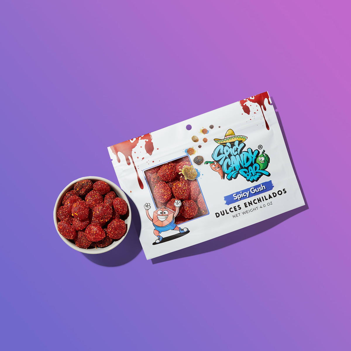 Spicy Candy Bar Spicy Gummies - Spicy Gush