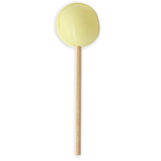 Startup Candy Co. Lemon Chiffon Jumbo Pop - Unwrapped