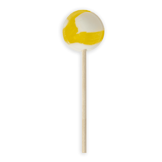 Startup Candy Co. Lemon Meringue Jumbo Pop - Unwrapped