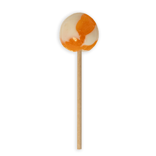 Startup Candy Co. Orange Cream Jumbo Pop - Unwrapped