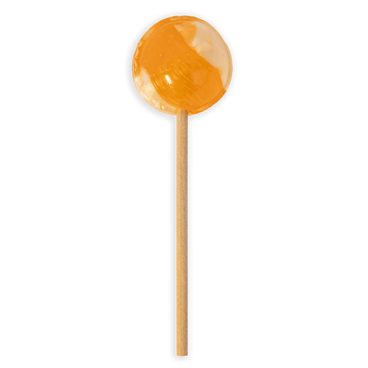 Startup Candy Co. Peaches & Cream Jumbo Pop - Unwrapped