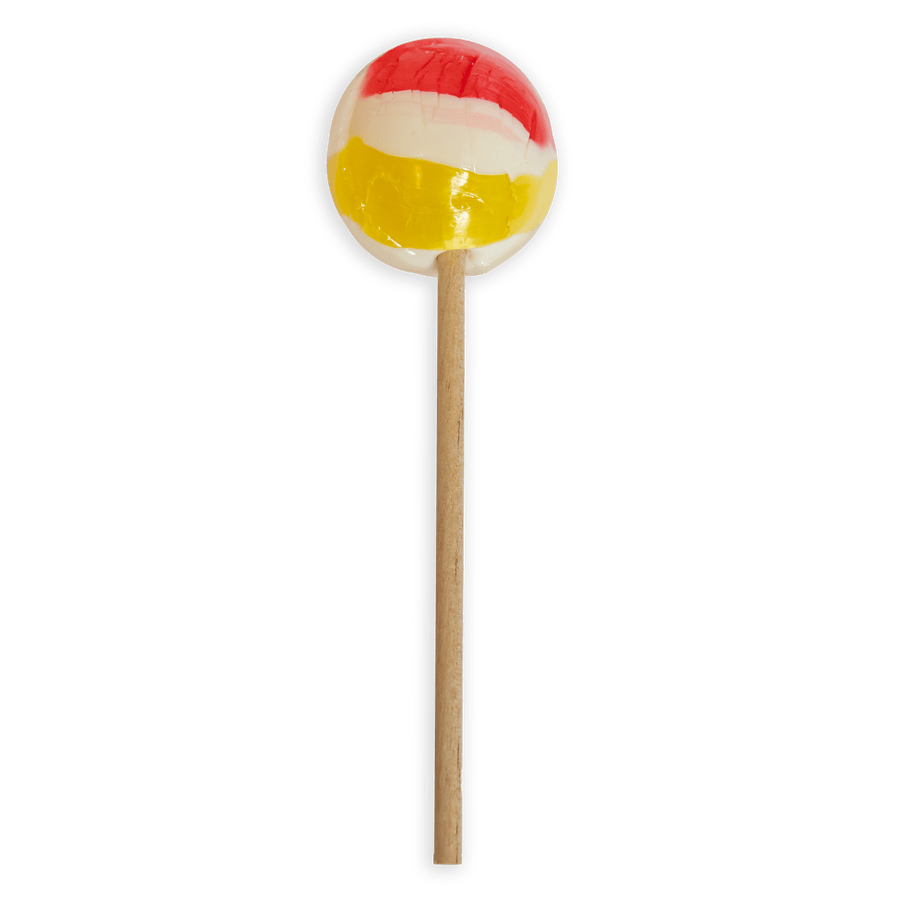 Startup Candy Co. Pina Colada Jumbo Pop - Unwrapped