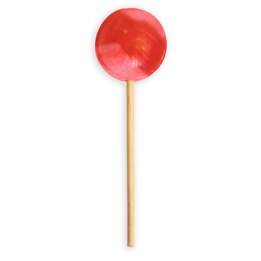 Startup Candy Co. Strawberry Jumbo Pop - Unwrapped