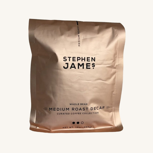 Stephen James Coffee Medium Roast Decaf Coffee - 12oz