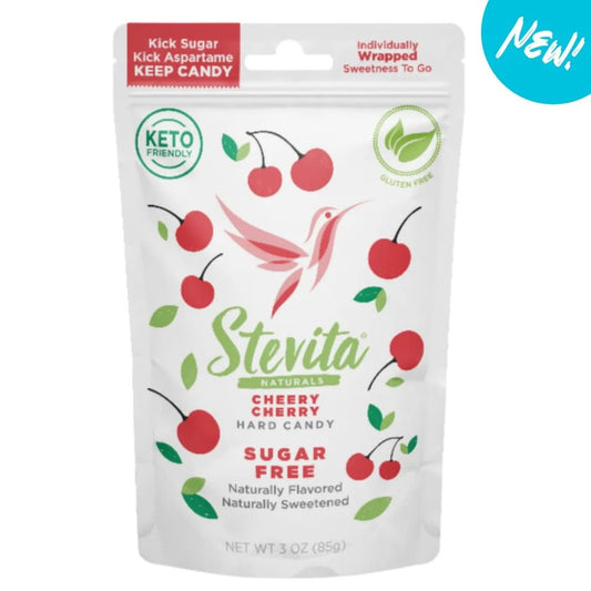 Stevita Naturals Keto Hard Candies - Cheery Cherry