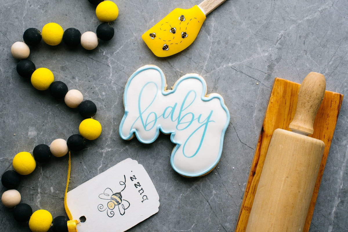 Sugar Beez Baby Sugar Cookie - Blue