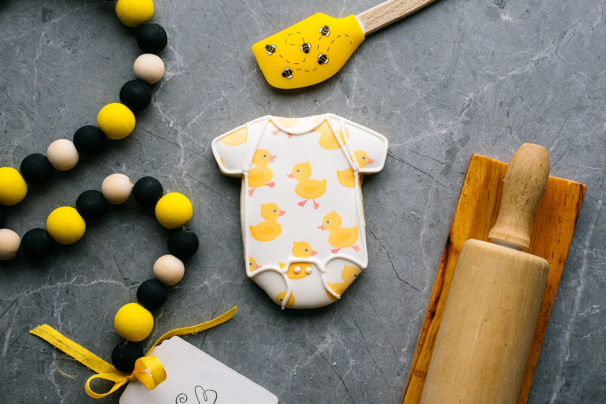 Sugar Beez Onesie Cookie - Ducks