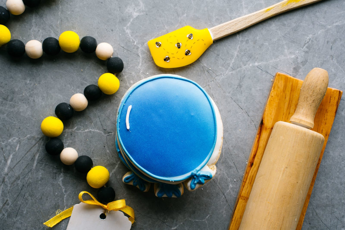 Sugar Beez Balloon Cookie - Blue