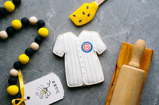 Sugar Beez Chicago Cubs Cookie