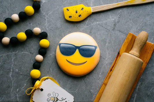 Sugar Beez Emoji Smile Cookie