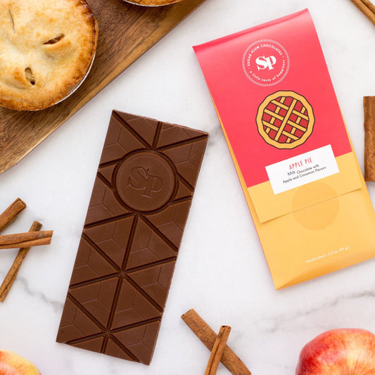 Sugar Plum Chocolates Nostalgic Chocolate Bars - Apple Pie