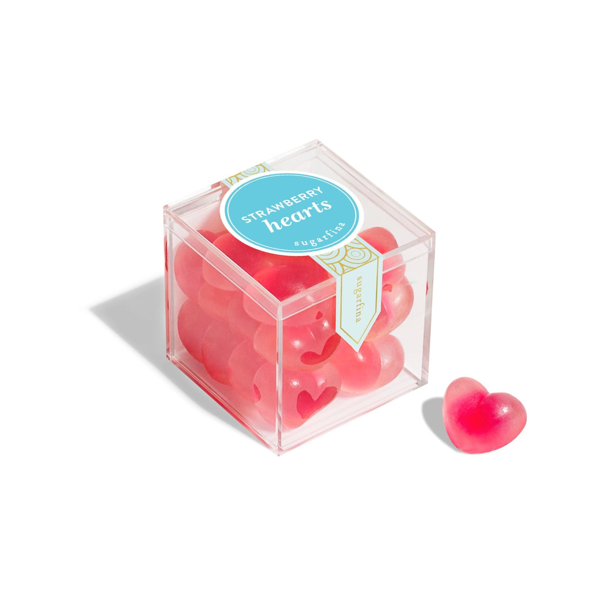 Sugarfina Strawberry Hearts Small - 3.9 oz