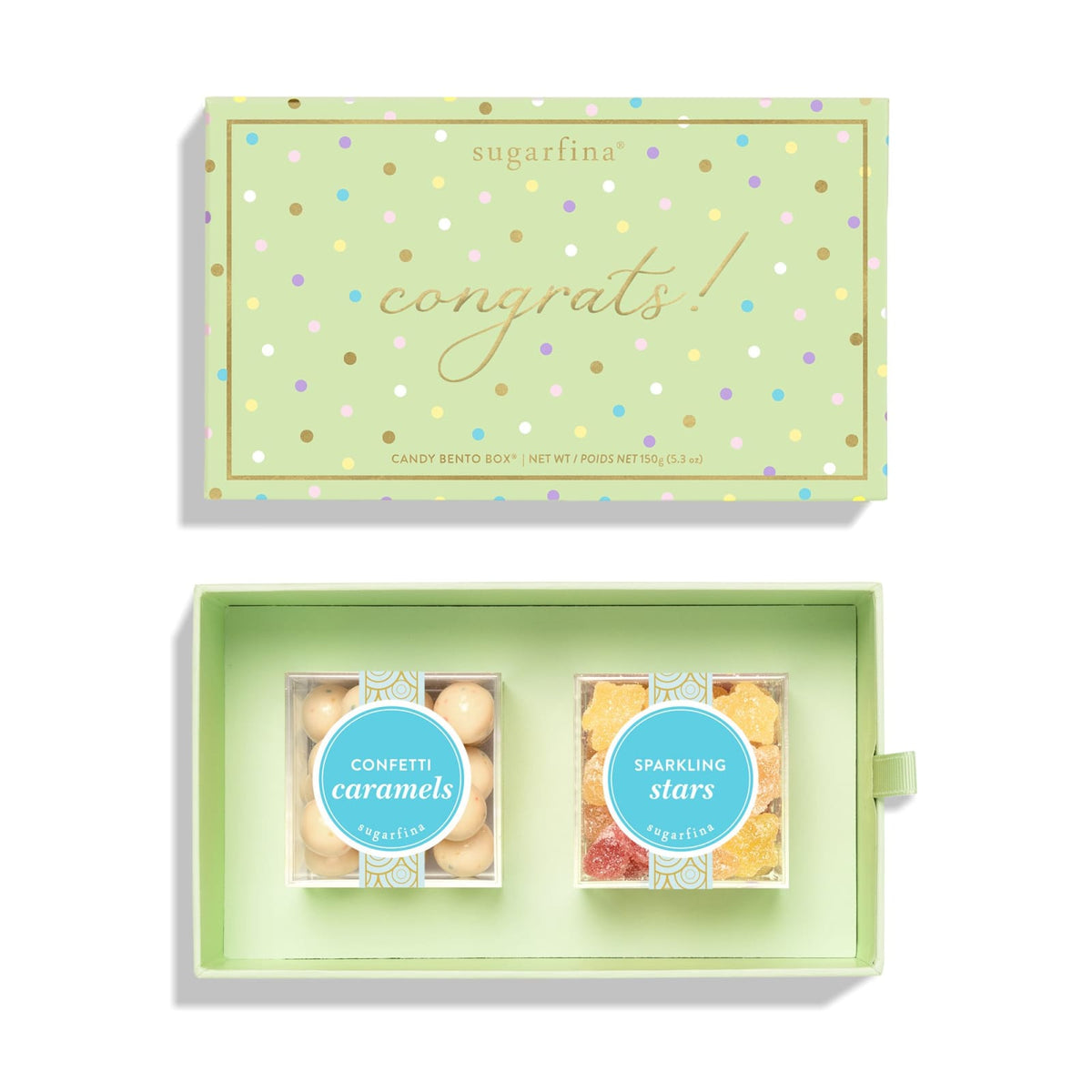 Sugarfina Congrats 2pc Candy Bento Box (Preset) - 6.0 oz