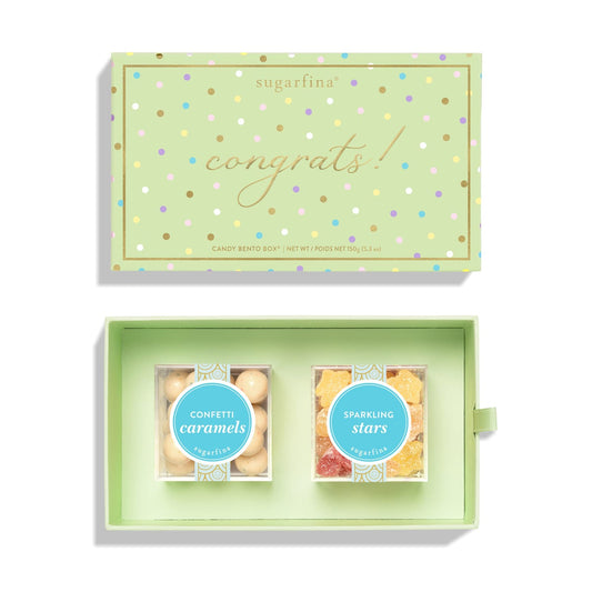 Sugarfina Congrats 2pc Candy Bento Box (Preset) - 6.0 oz