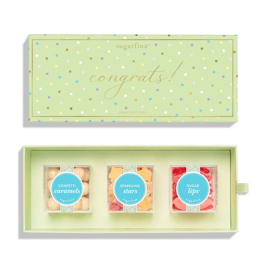 Sugarfina Congrats 3pc Candy Bento Box (Preset) - 9.5 oz