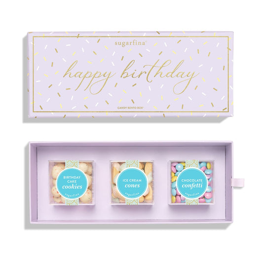 Sugarfina Happy Birthday 3pc Candy Bento Box (Preset) - 9.0 oz