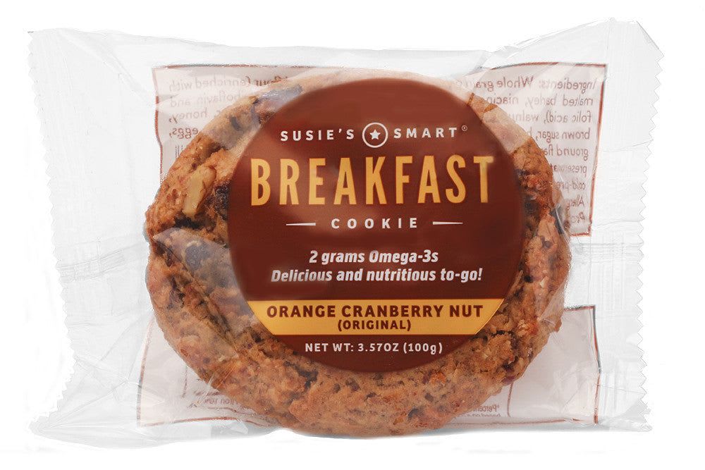 Susie's Smart Cookie Susie's Smart Breakfast Cookies - Orange Cranberry Nut