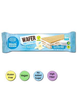 SUSUJOY Brain Foods Wafers - Vanilla