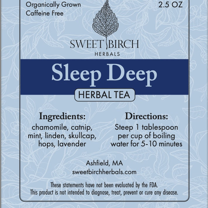 Sweet Birch Herbals Herbal Tea - 2.5oz - Sleep Deep