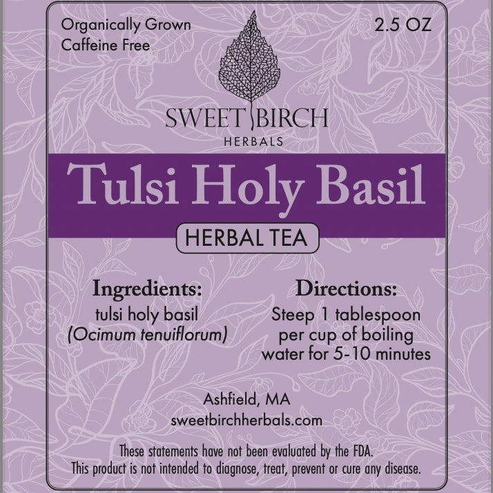 Sweet Birch Herbals Herbal Tea - 2.5oz - Tulsi Holy Basil
