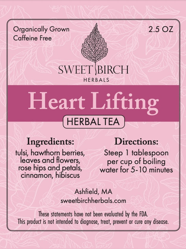 Sweet Birch Herbals Herbal Tea - 2.5oz - Heart Lifting