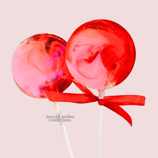 Sweet Caroline Confections Tropical Punch Lollipops, Fruit Punch Flavor, 10/Case- VEGAN