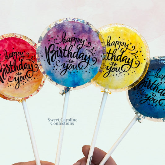 Sweet Caroline Confections Birthday Collection -Birthday Cake Flavor - 10/Set- VEGAN