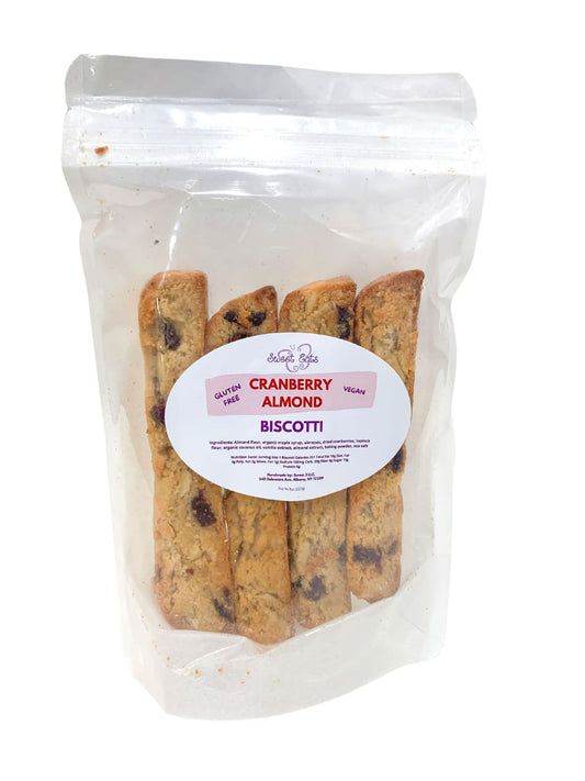 Sweet Eats GF + Vegan Biscotti - Cranberry Almond