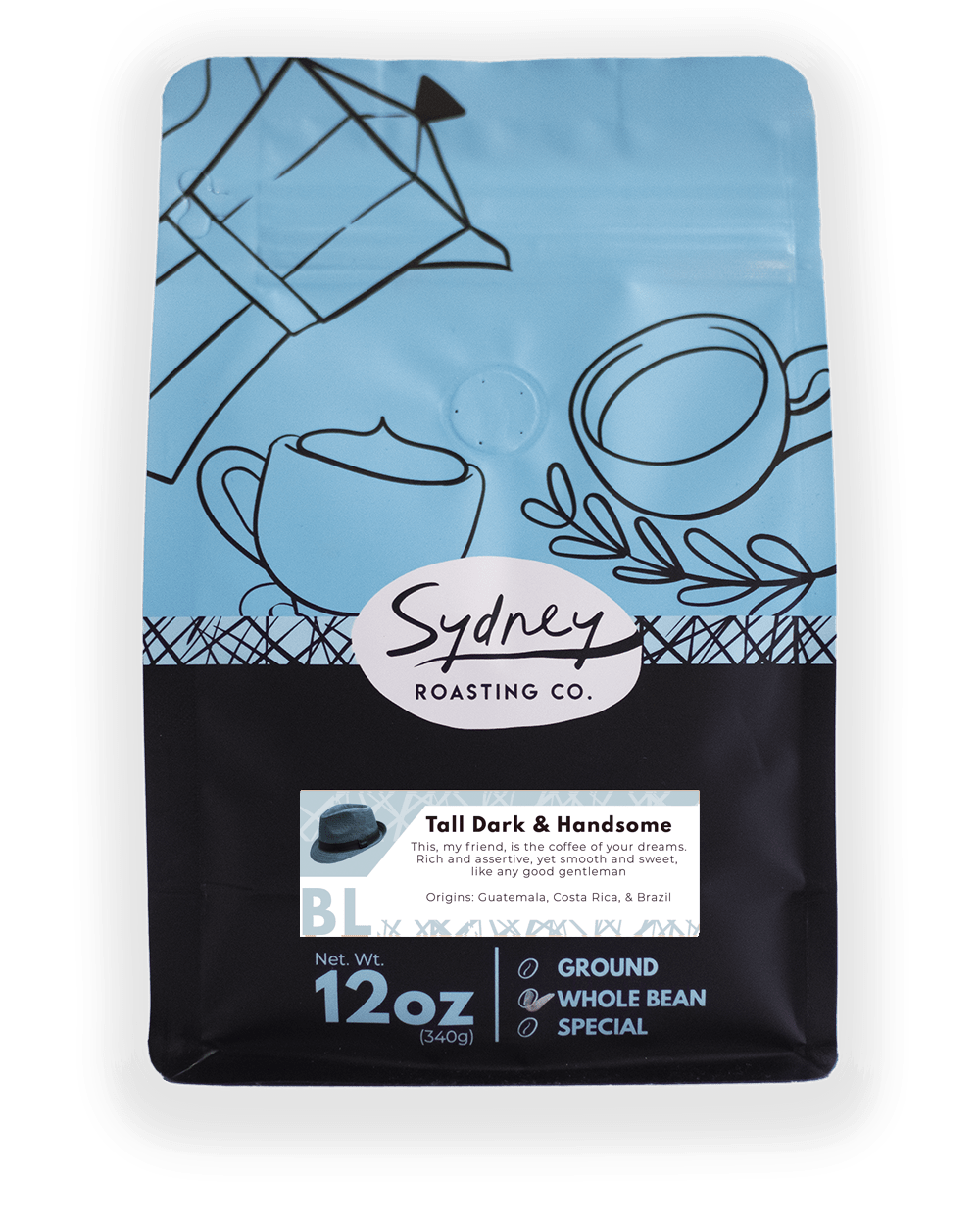 Sydney Roasting Co. Tall Dark & Handsome