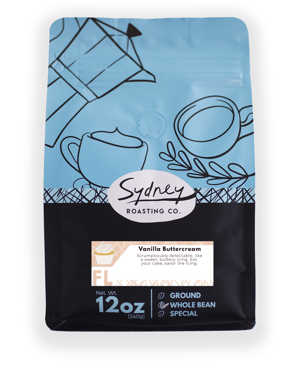 Sydney Roasting Co. Vanilla Buttercream Flavored Coffee