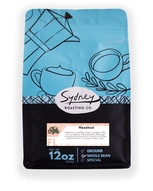 Sydney Roasting Co. Hazelnut Flavored Coffee