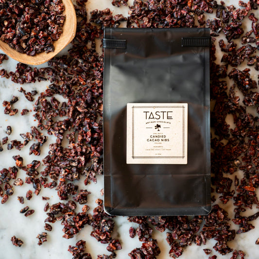 Taste Artisan Chocolate Candied Cacao Nibs