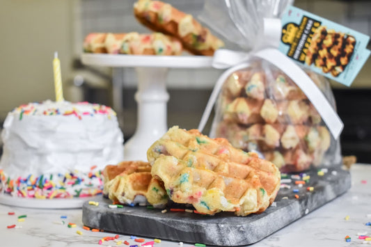 Taste of Belgium Taste of Belgium Birthday Cake Waffles Four Pack