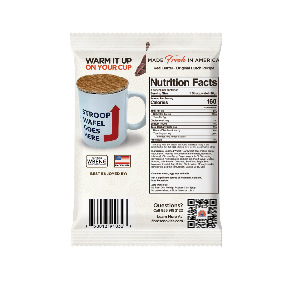 Chocolate Brownie Stroopwafels CB40