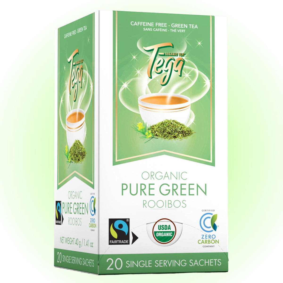 Tega Organic Tea Pure Green Rooibos