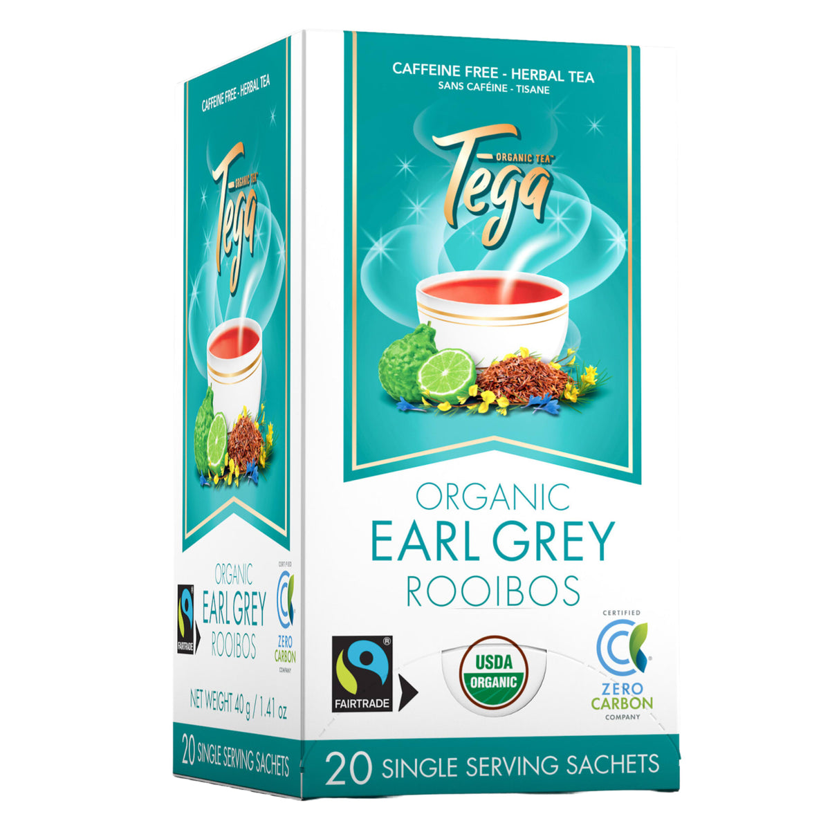 Tega Organic Tea Earl Grey Rooibos