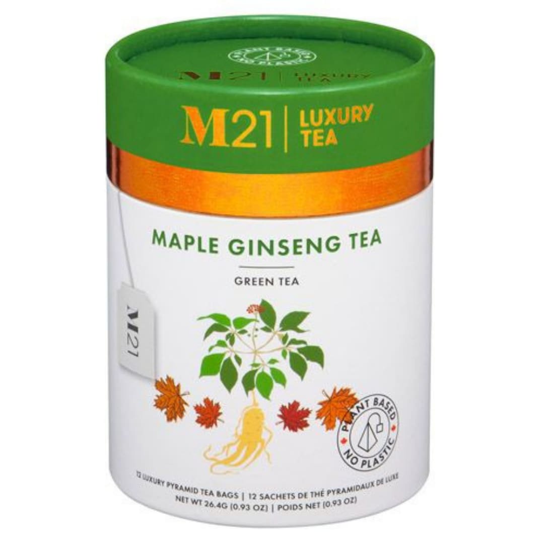 Tega Organic Tea Ginseng Maple Luxury Green Tea