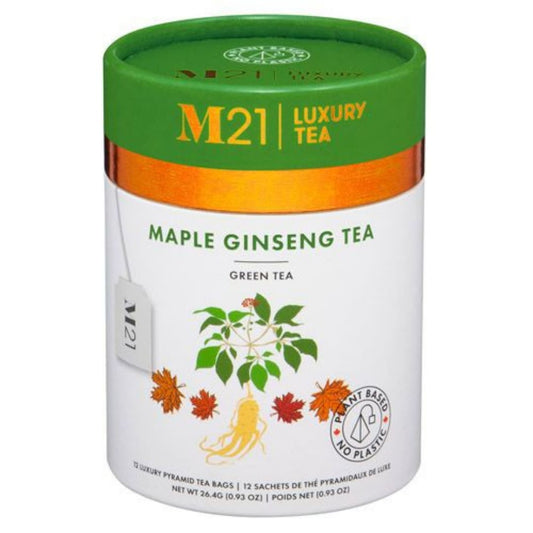 Tega Organic Tea Ginseng Maple Luxury Green Tea