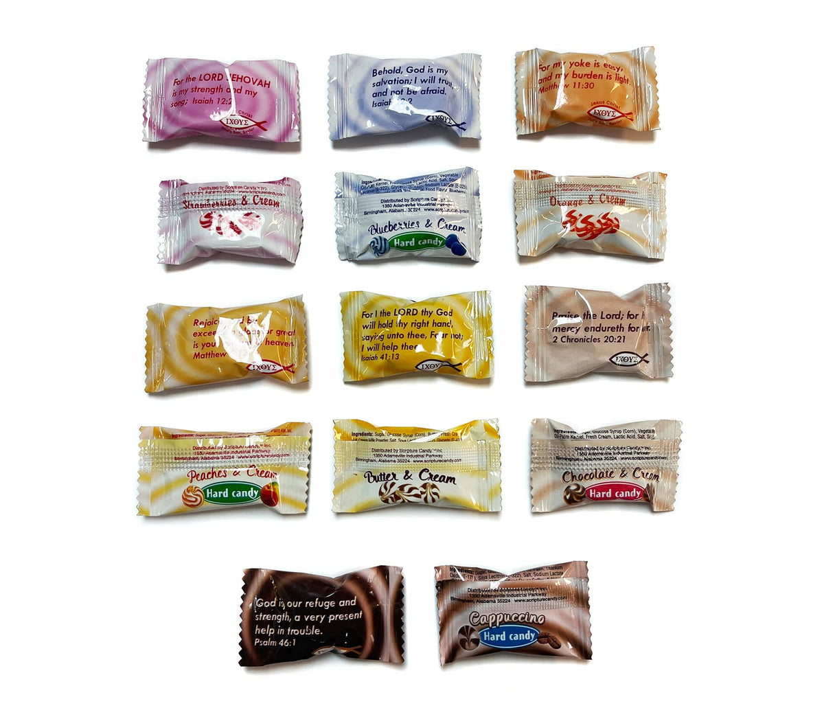 Assorted Cream Flavor Hard Candy, 180 Pieces 04406