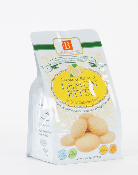 The Bites Company The Bites Company Lemon Biscotti Bites - 6ct