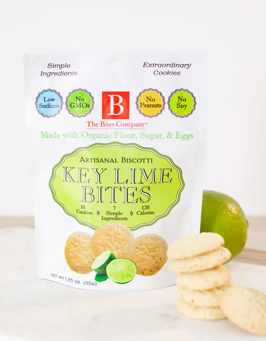 The Bites Company The Bites Company Key Lime Biscotti Bites - 12ct To-Go