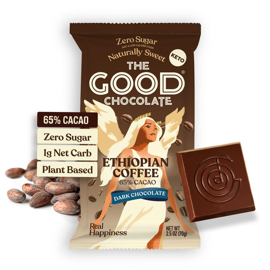 The Good Chocolate Ethiopian Coffee Dark Chocolate - 2.5 oz Bars
