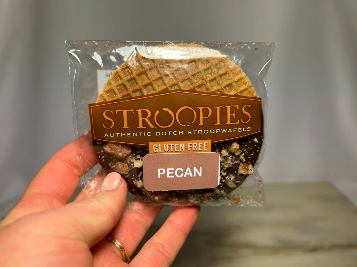 The Lancaster Stroopie Co Gluten-Free Stroopwafel Single Packs - Pecan
