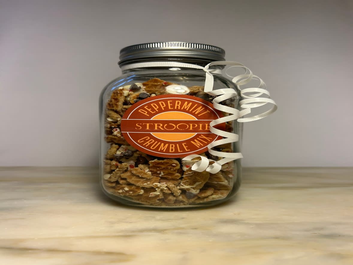 The Lancaster Stroopie Co Stroopie Crumble Mix Gift Jars - Peppermint